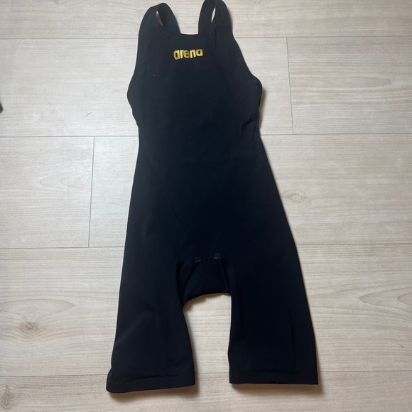 Arena Other - Arena Powerskin Carbon Air 2 Open Back Racing Swimsuit Black Gold US 22
